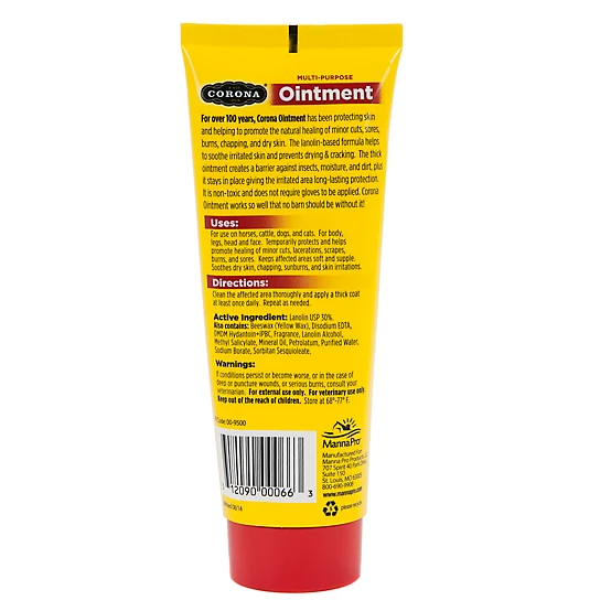 Manna Pro CORONA OINTMENT, TUBE - 7 OZ