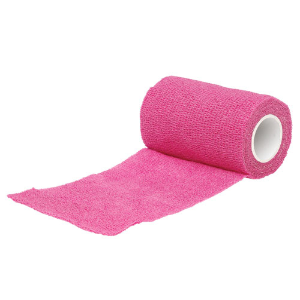 SureFlexx Self Adhesive Bandages, PINK - 4 IN x 5 YD