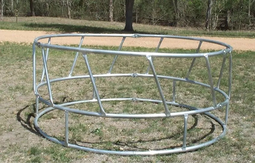 RGC 3PC SLANT BAR HAY RING - Round Bale — Bushland Ranch Store