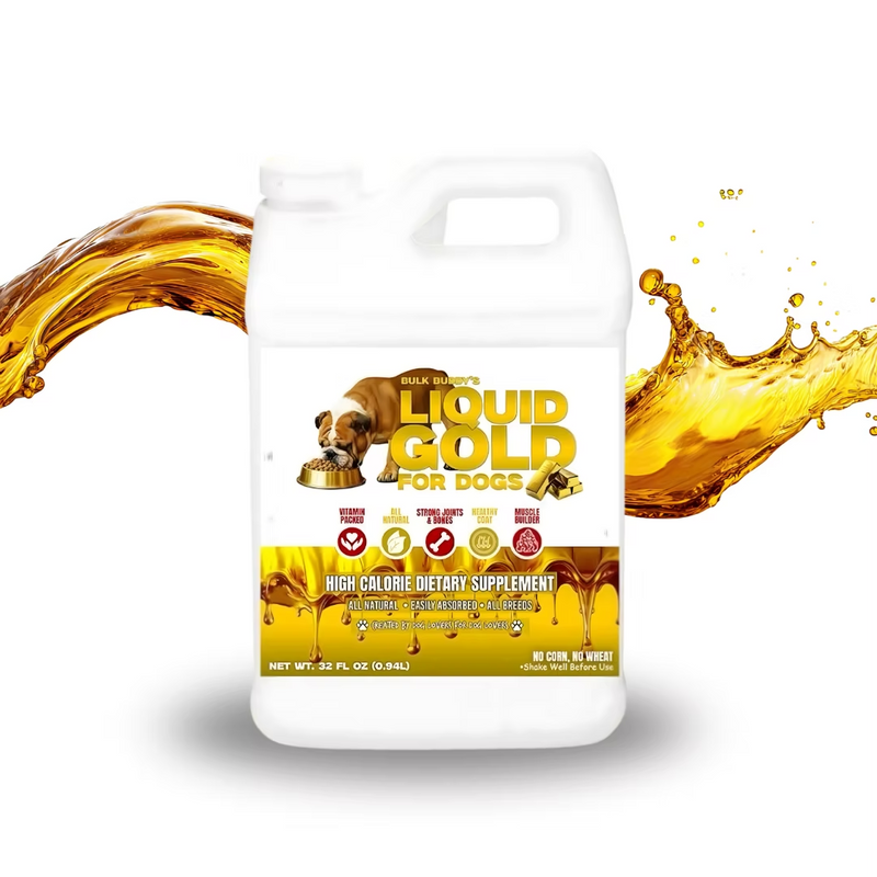Bulk Buddy's LIQUID GOLD FOR DOGS - 32 OZ