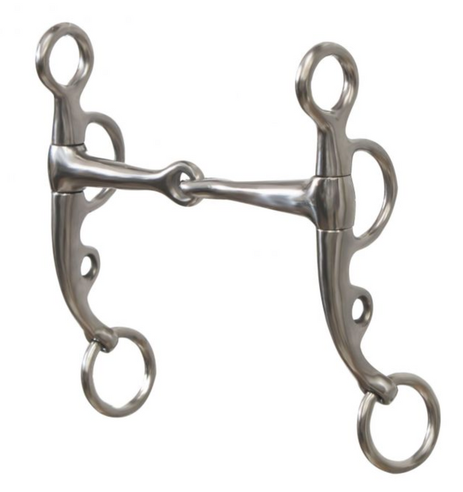 Showman SS Pelham Bit w/ Snaffle Mouth