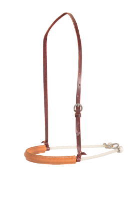 Single Rope Noseband with Tan Chap Cover