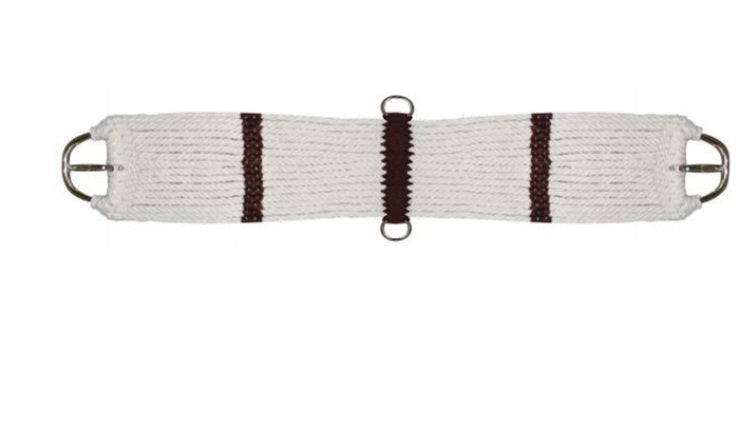 Showman Brown and Cream String Girth 34"