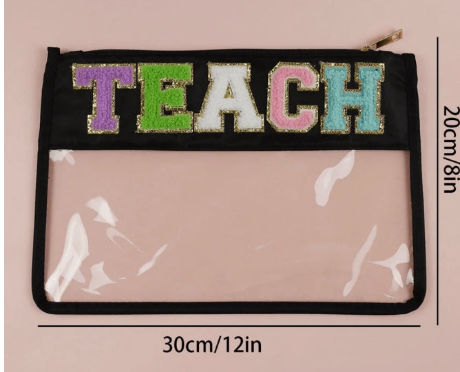 Black zipper bag