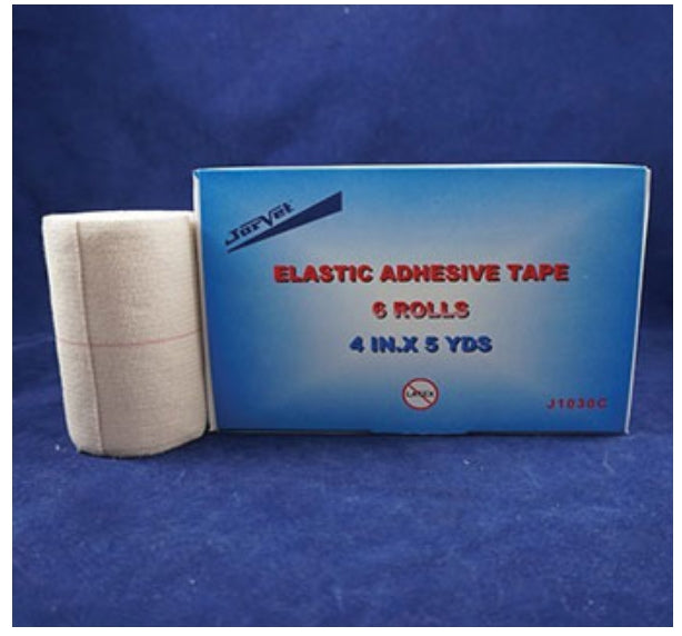 JORVET™ ELASTIC ADHESIVE BANDAGE TAPE 4 IN X 5 YD  -