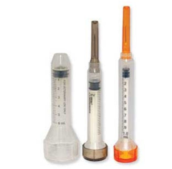 IDEAL® DISPOSABLE SYRINGES 6 CC LUER LOCK HARD PACKED 50/PKG