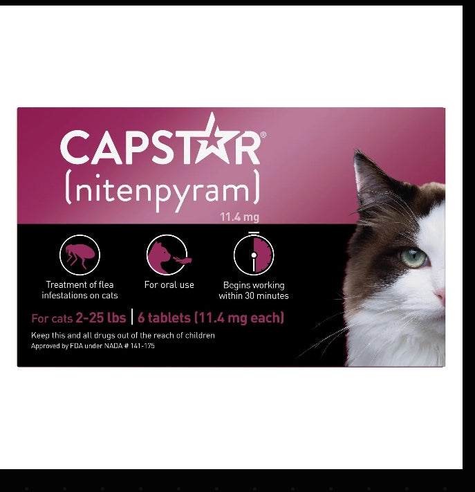 CAPSTAR FLEA TREATMENT FOR CATS BOX