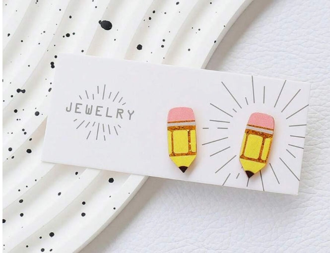 Pencil earrings