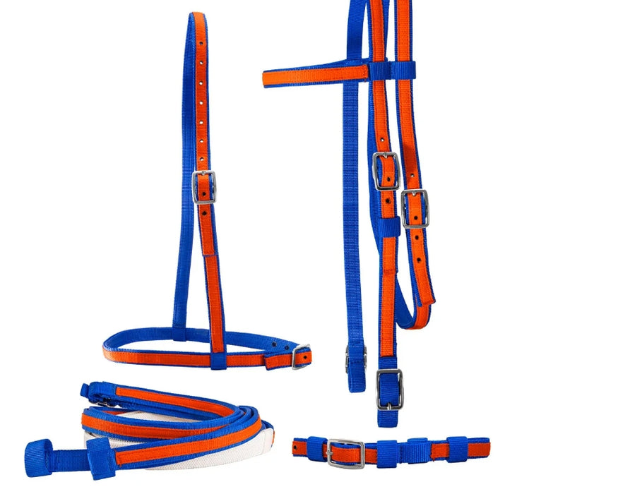 Jacks Race Bridle Thoroughbred 2 Tone - Complete