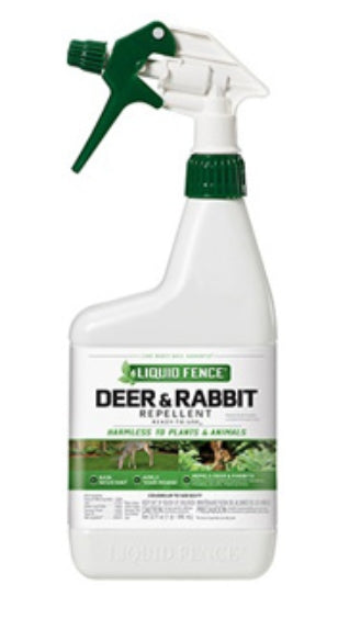 Liquid Fence Deer & Rabbit Repellent RTU - 1 qt