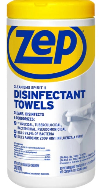 Zep Disinfect Wipes