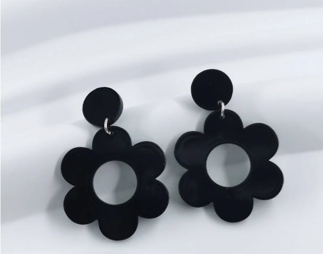 Acrylic Flower Earrings