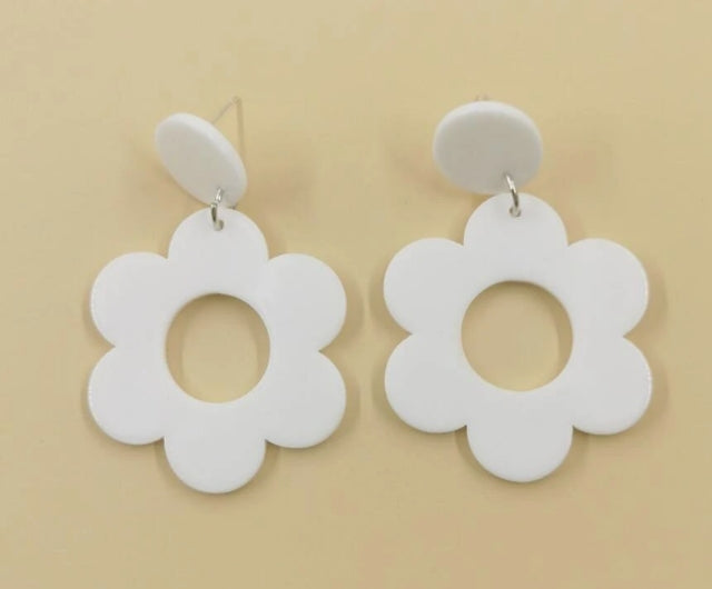 Acrylic Flower Earrings