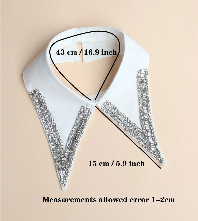 Sparkling Clear Detachable Collar