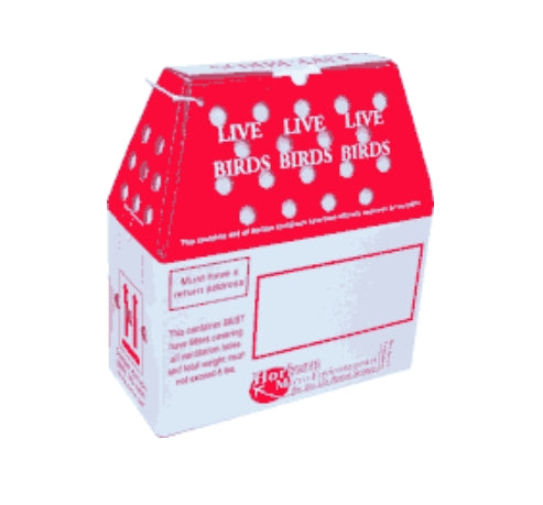 Single Stall Bird Shipper Box - LARGE
