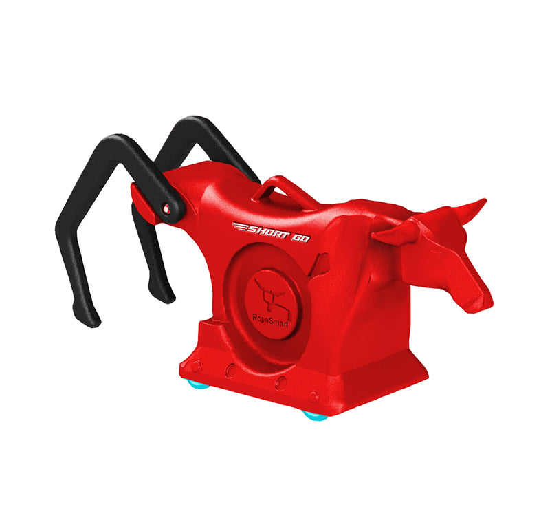ROPESMART SHORT GO ROPING DUMMY ON LED WHEELS - RED
