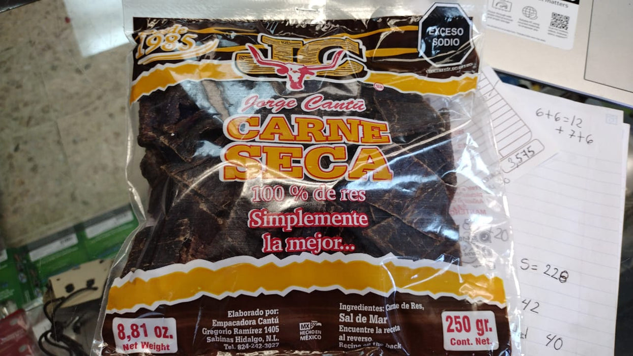 Carne Seca 250gr - Botanera