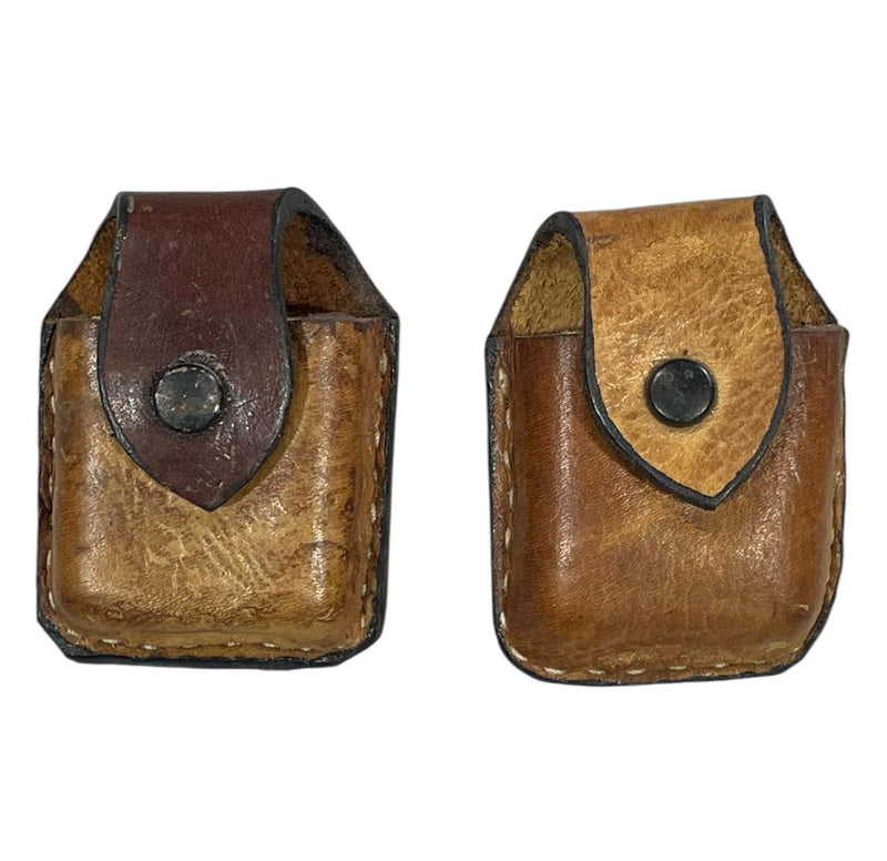 Handcrafted Leather Zippo Lighter Belt Case