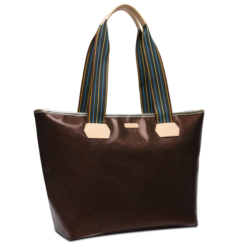 ZIPPER TOTE, EMBER