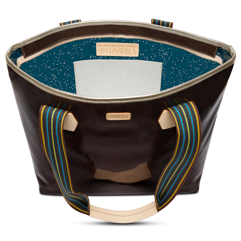 ZIPPER TOTE, EMBER