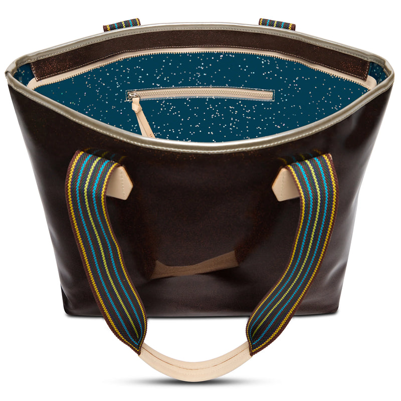ZIPPER TOTE, EMBER