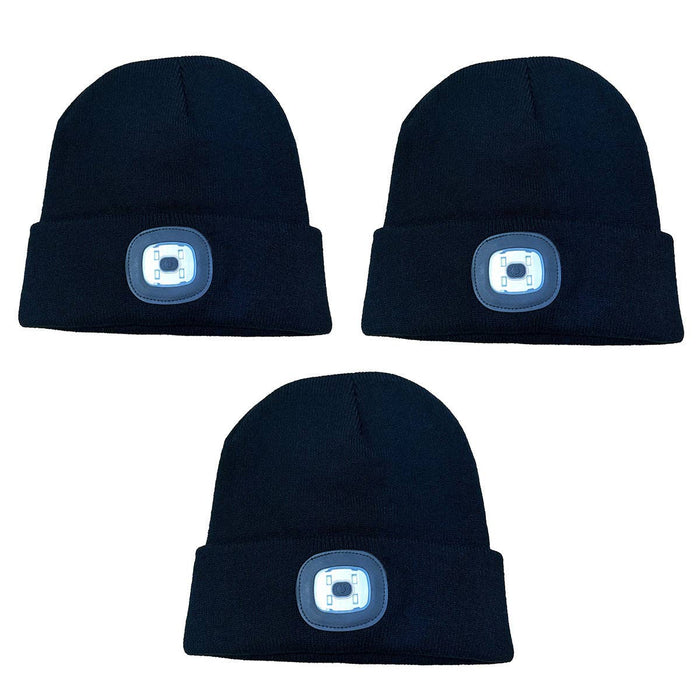 Roughneck LED Light Winter Hat Beanie Assortment- 6/Display