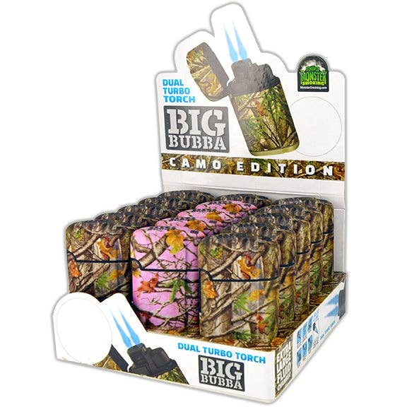 Big Bubba Dual Torch Lighter Camo Assortment