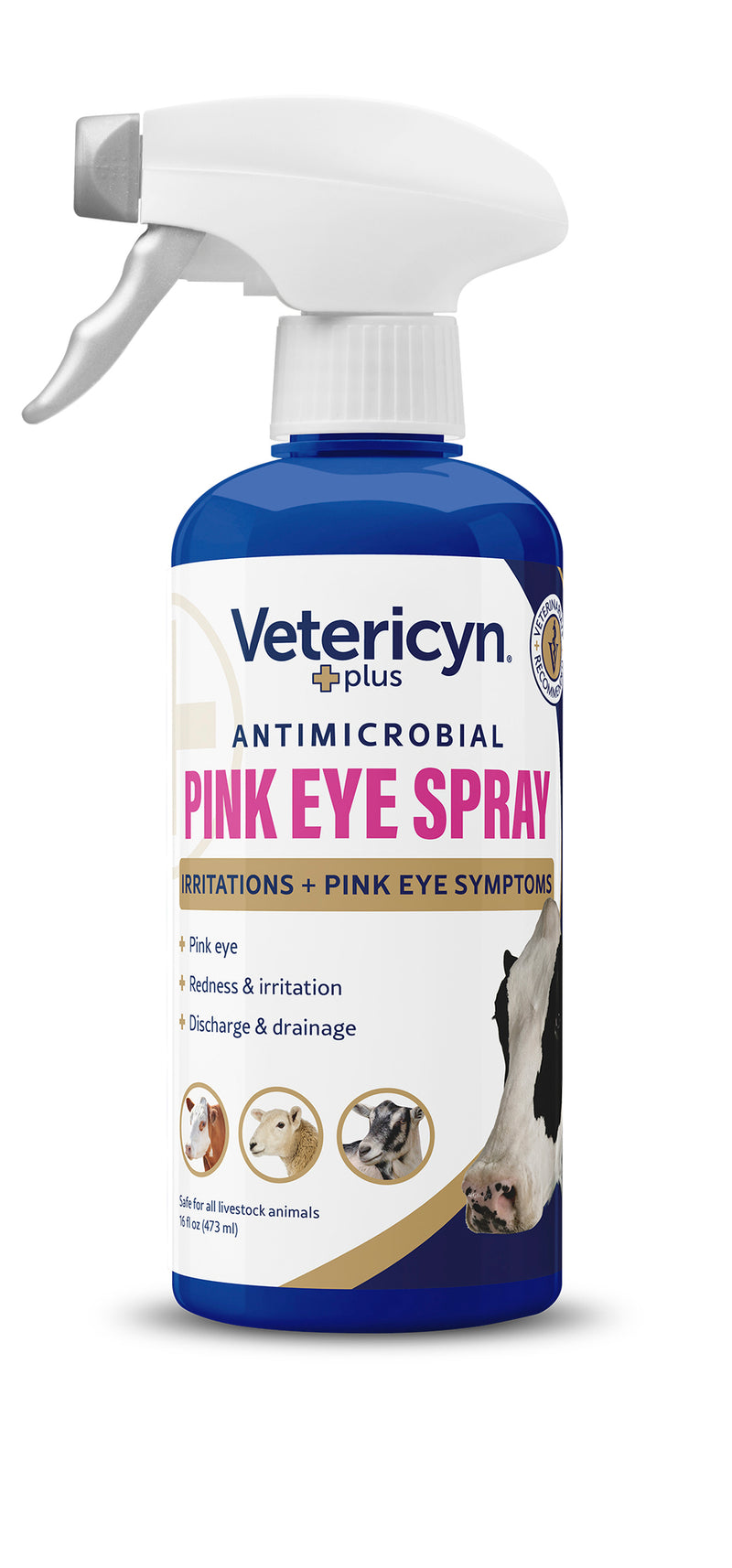 Vetericyn Plus PINK EYE SPRAY - 16 OZ