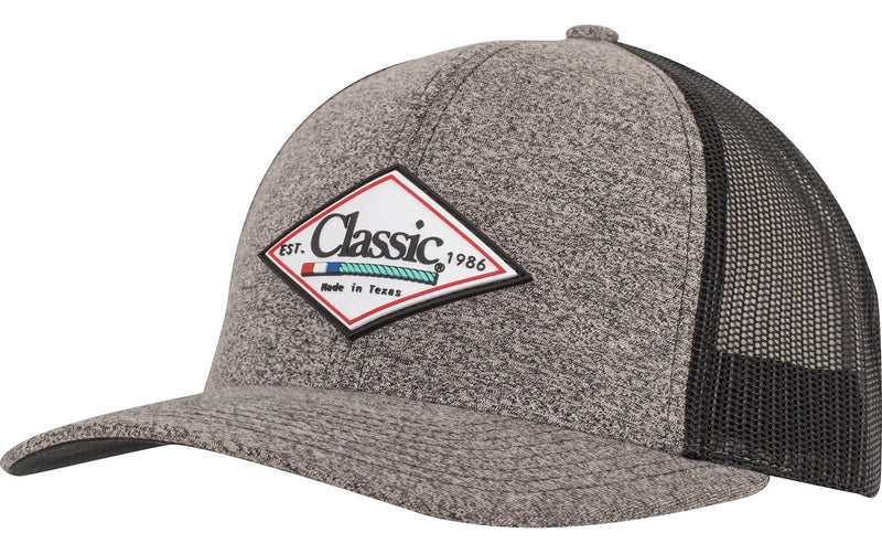 Classic Trucker Snapback Cap, Diamond Patch