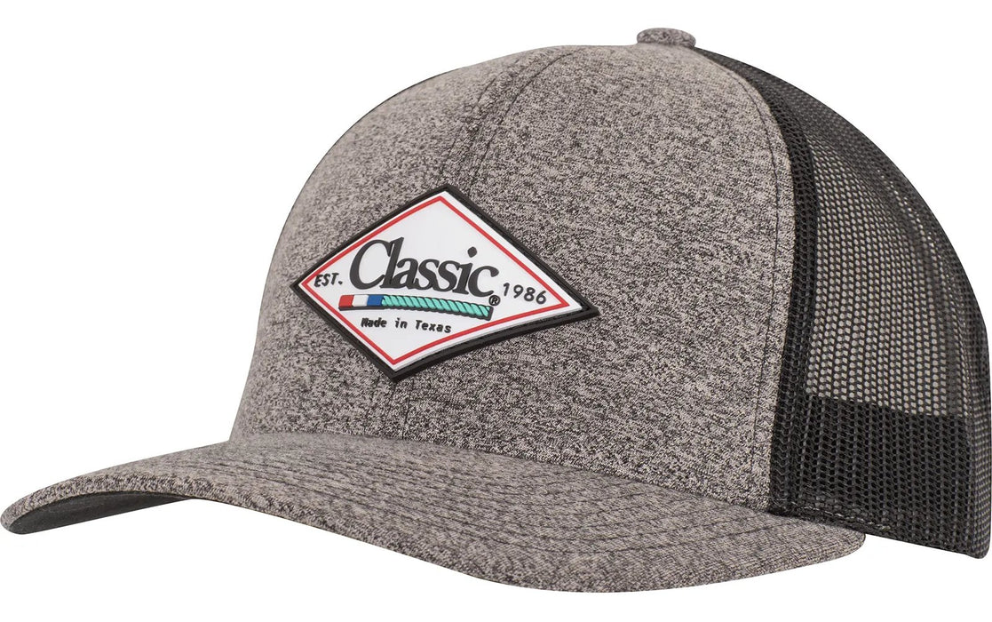 Classic Trucker Snapback Cap, Diamond Patch
