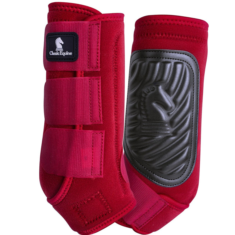ClassicFit Sling Boots, Front, Crimson Red