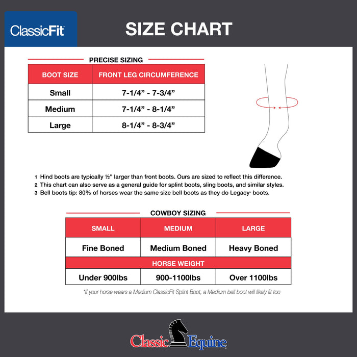 ClassicFit Sling Boots, Front, Crimson Red