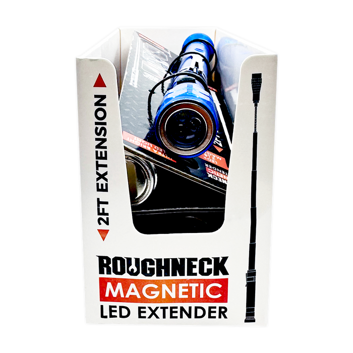 Magnetic LED Flashlight Extender Multi Tool - 4 Per Display