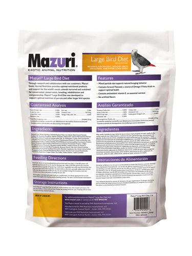 MAZURI LARGE BIRD 3LB
