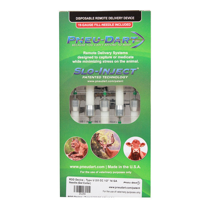 PNEU-DART / DARDOS - TYPE P 0.5 CC 1/2" 14 GA