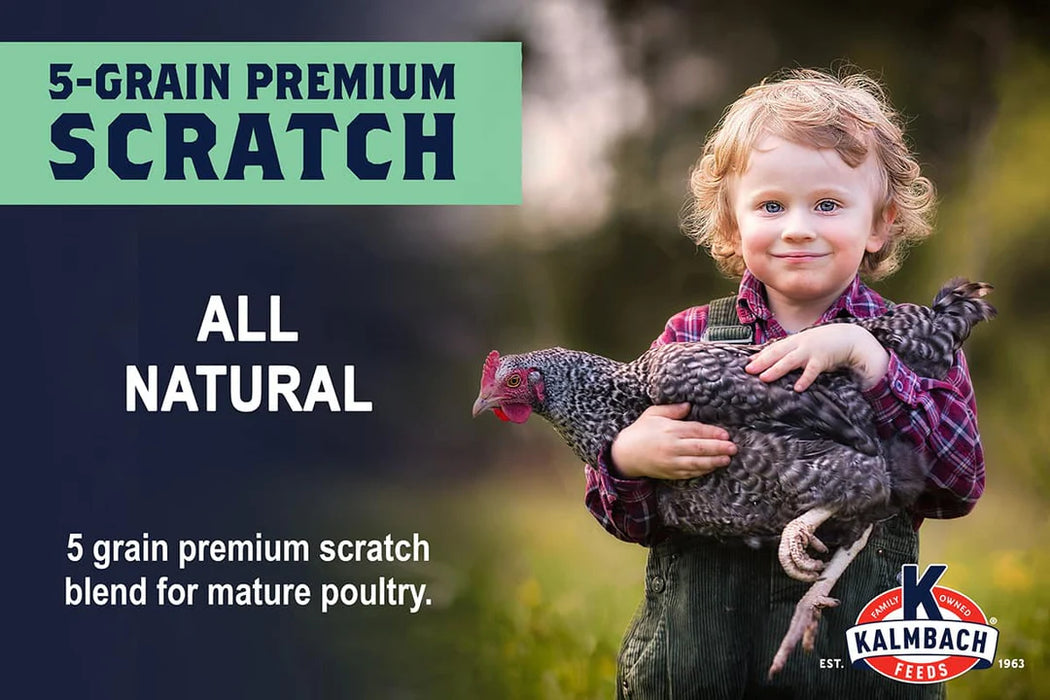 All Natural 5-Grain Premium Scratch Grain for Chickens 50 Lbs