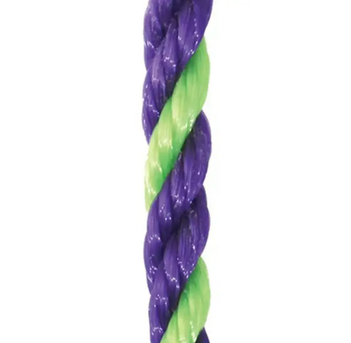 Cattle Rope Halter - Purple, Lime Green