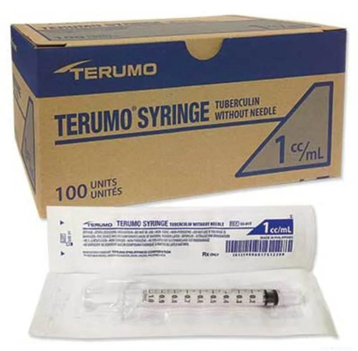 TERUMO TUBERCULIN SYRINGE WITHOUT NEEDLE - 1CC
