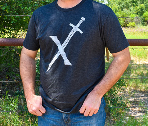 Excalibur Vintage T-Shirt (Large/Black)