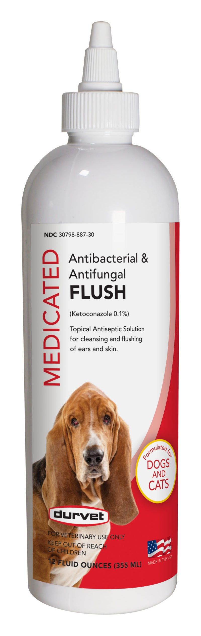 Durvet Antibacterial & Antifungal Flush - 12 OZ