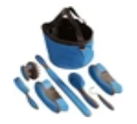 Tough1 Great Grips 8-Piece Grooming Kit, Blue
