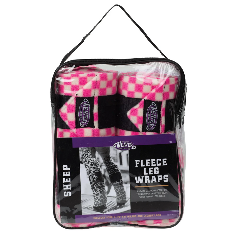 Weaver Sheep Fleece Leg Wraps, 4-1/2" x 9' - 4/PKG