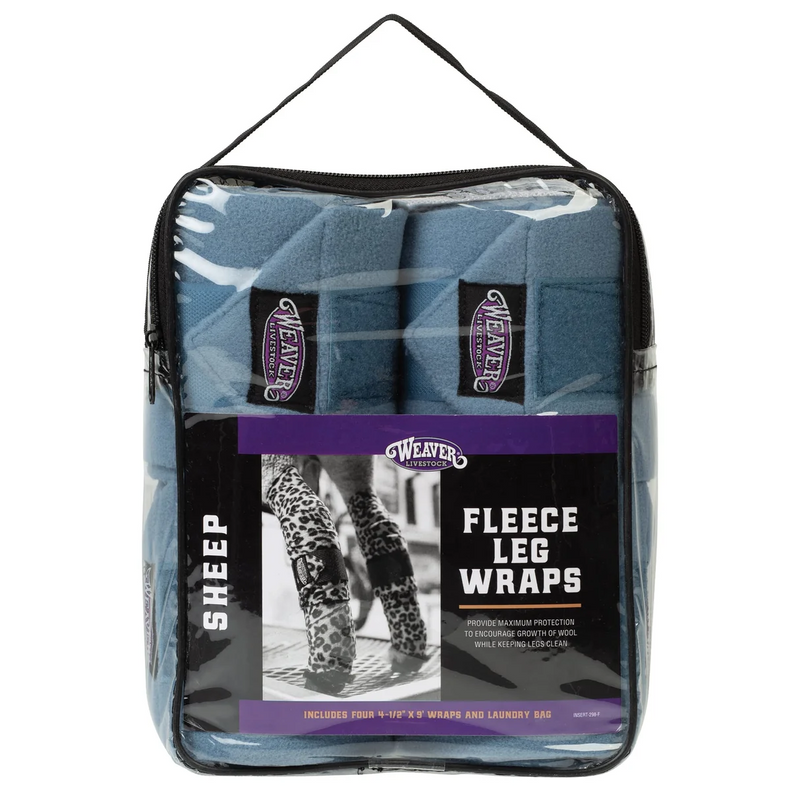 Weaver Sheep Fleece Leg Wraps, 4-1/2" x 9' - 4/PKG