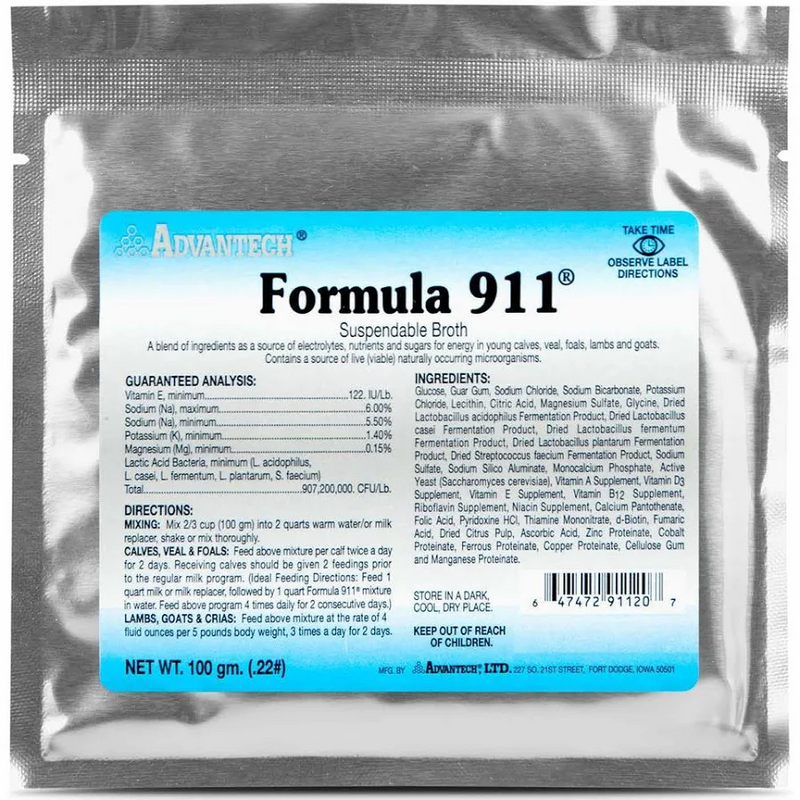 Kaeco FORMULA 911® ORAL REHYDRATION POWDER SUSPENDABLE BROTH - 100 GR