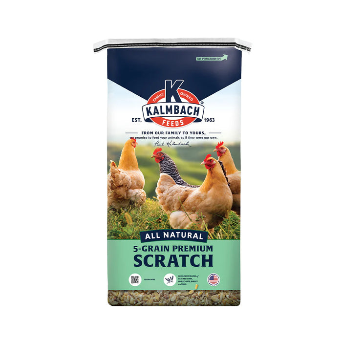 All Natural 5-Grain Premium Scratch Grain for Chickens 50 Lbs