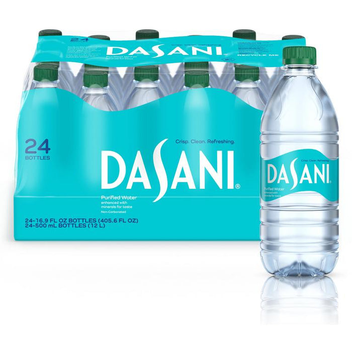Dasani Water 16.9-oz Bottles, 24-Pack