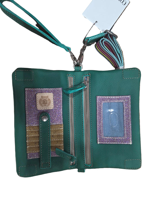 Teal Uptown Crossbody