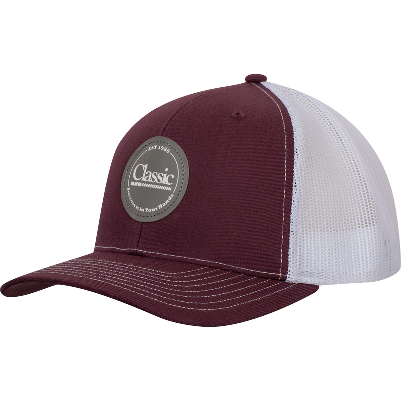 Trucker Snapback Cap, Round Patch