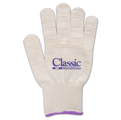 Cotton Deluxe Roping Gloves (12-pack) - Small Red