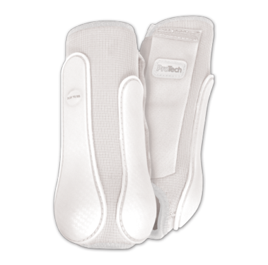 ProTech Front Splint Boots - Front White Medium